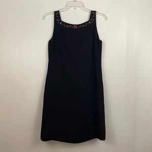 Vintage Y2K Black Shift Dress